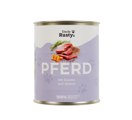 Pferd mit Karotte & Quinoa